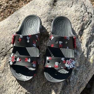 Disney Parks Minnie Mouse Crocs with Charms